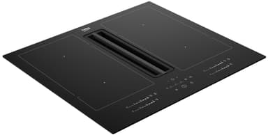 Beko Induktionshäll med fläkt HIXI64701UP (60cm)