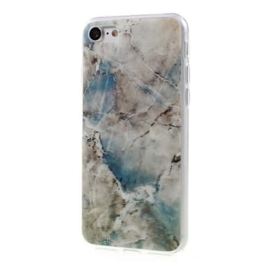 iPhone 7/8/SE (2020) TPU Skal Marmor - Blå