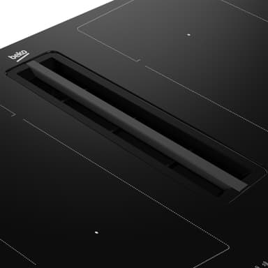 Beko Induktionshäll med fläkt HIXI84701UP (82cm)