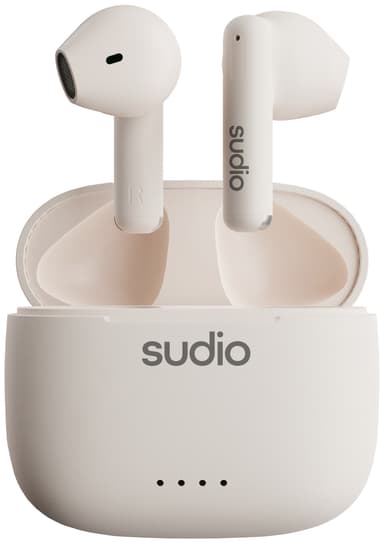 Sudio A1 trådlösa in ear-hörlurar (vita)