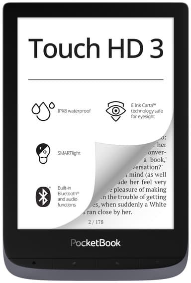 PocketBook Touch HD 3 eBook 16GB (grå)