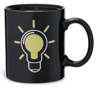 Värmeskiftande mugg - Glödlampa