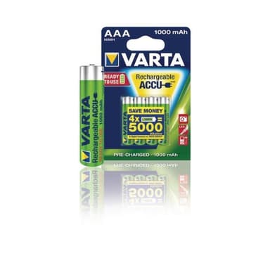 Varta RECH.AC.PowerAAA550mAh Bli 4 Pile rechargeable LR3 (AAA) NiMH 550 mAh  1.2 V 4