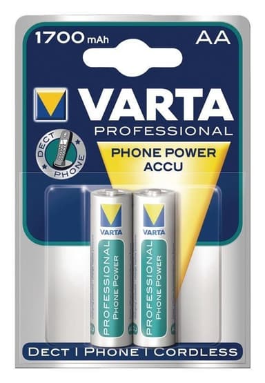 Varta Laddningsbara Ni-MH-batteri AA | 1.2 V DC | 1600 mAh | 2-Blisterkort