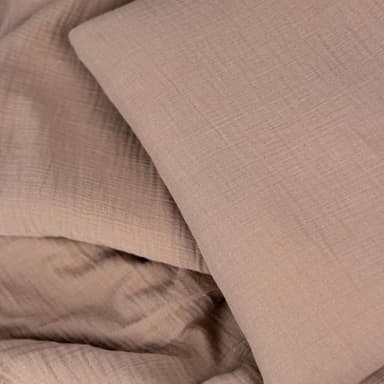 NG Baby Påslakan Säng Muslin Brown