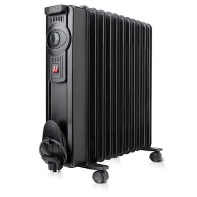 BLACK+DECK Oljefyllt element 2000W Svart