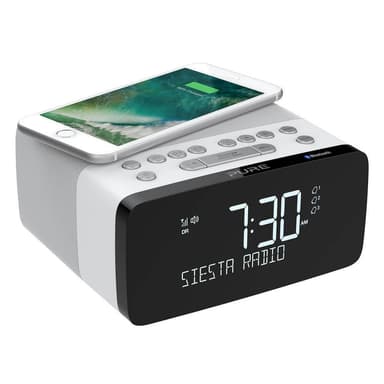 PURE FM/DAB/DAB+/BT/Qi Siesta Charge Klockradio Polar