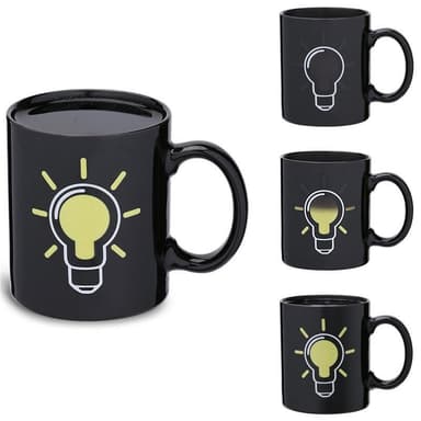 Värmeskiftande mugg - Glödlampa