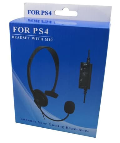 Headset till Playstation 4 (Svart)
