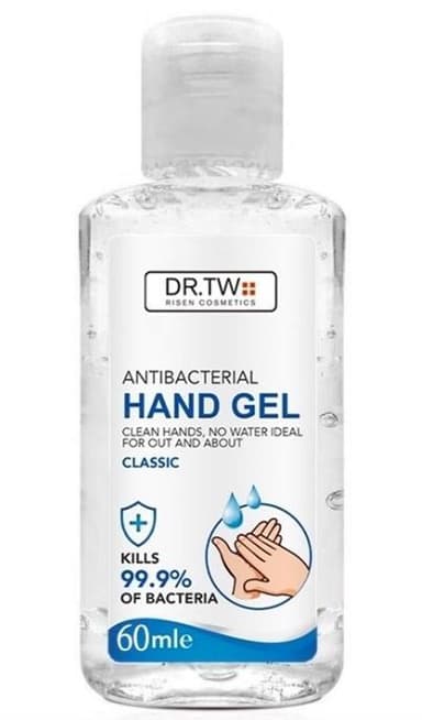 Antibakteriell handspritsgel 60 ml. Dödar 99.9% bakterier