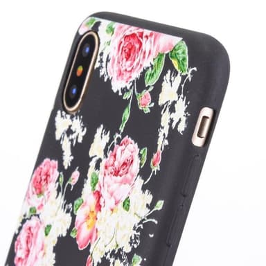 Baksideskal till iPhone X/XS, Flowers