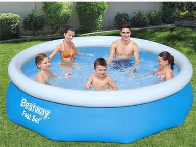 Bestway Pool Fast Set med Pump, 305x76cm, 3800 liter (57266)