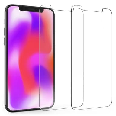 2-pack härdat glas för iPhone 11 & XR - skyddar från repor & UV-strålning