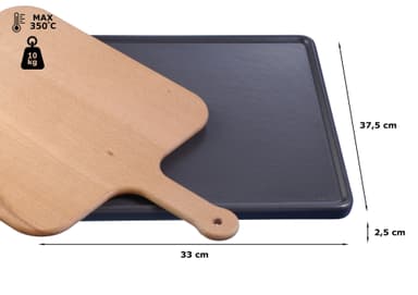 SIEMENS PIZZASTEN MED BRÖDSPADE HZ327000