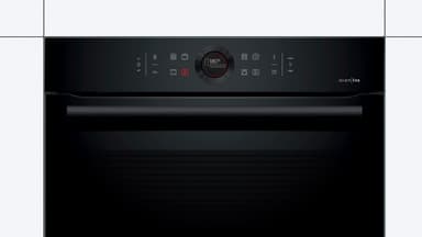 Bosch Serie 8 Inbyggnadsugn HBG832DC1S (svart)