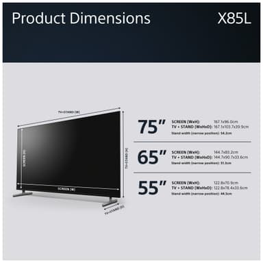 Sony 75” X85L 4K LED Smart TV (2023)