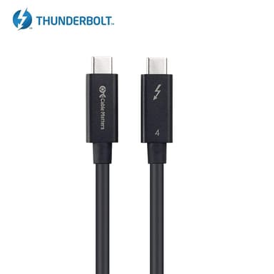 Ugreen cable cable USB C (male) - USB C (male) Thunderbolt 4 100W / 8K 60Hz  / 40Gb/s black (US501) - Puresolutions