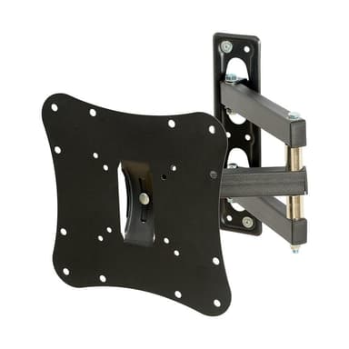 NÖRDIC Väggfäste för monitor och TV 14-42 två leder max 20kg vridbar och lutbar VESA 200x200 100x100 75x75 skärmfäste TV fäste