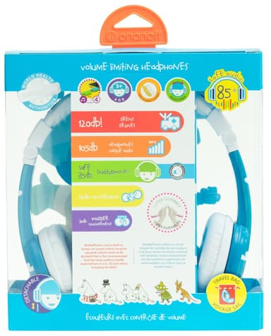 BuddyPhones Moomin - Mumintrollet on-ear hörlurar