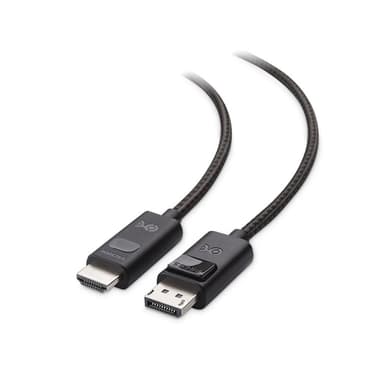 Cable Matters 1,8m Displayport 1.4 till HDMI 2.1 kabel 8K30Hz 4K120/144Hz