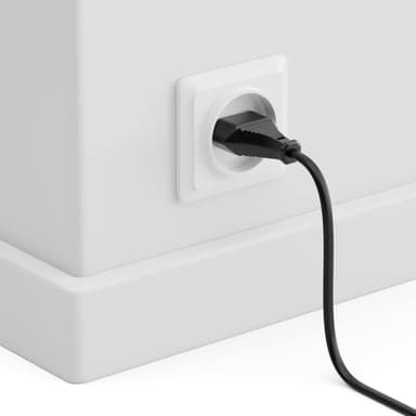 NÖRDIC Strömkabel 1m 230V apparatkabel