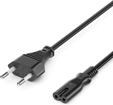 NÖRDIC Strömkabel 1m 230V apparatkabel