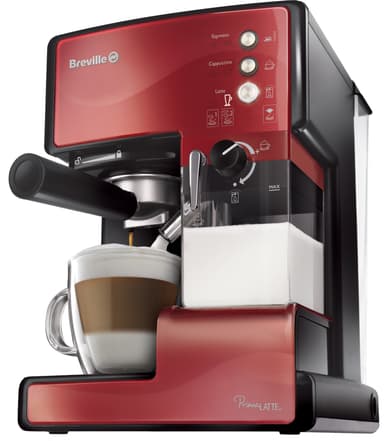 Breville Prima Latte kaffemaskin 203042 (röd)