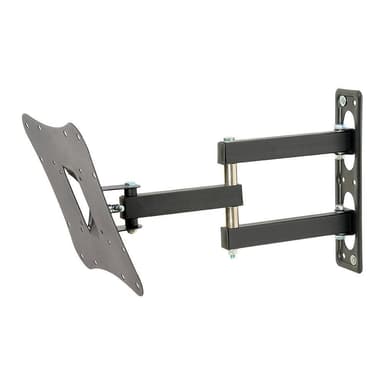 NÖRDIC Väggfäste för monitor och TV 14-42 två leder max 20kg vridbar och lutbar VESA 200x200 100x100 75x75 skärmfäste TV fäste