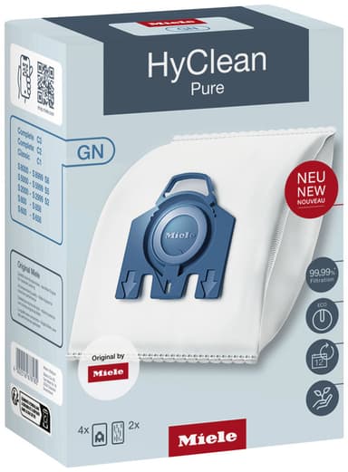 Miele GN HyClean Pure dammsugarpåsar 12281680 (4-pack)