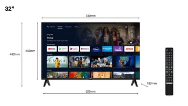 TCL 32" FHD7900 Full HD LED Smart TV (2023)