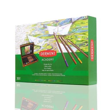 Derwent Academy Colour.WoodenGift Box
