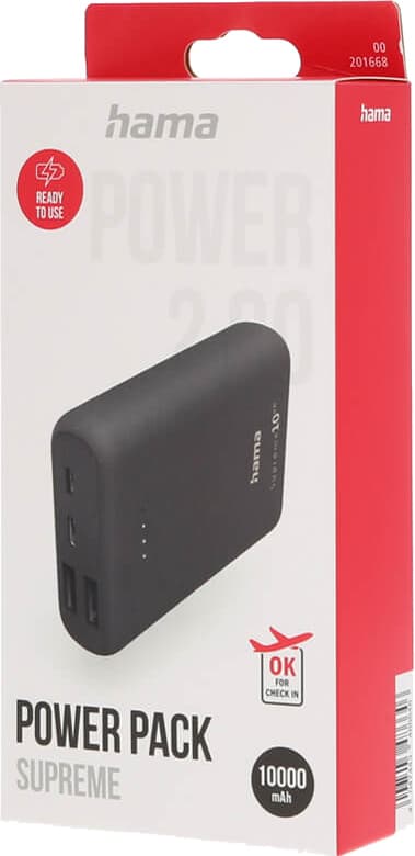 Hama Supreme 10HD 10.000mAh powerbank - Elgiganten