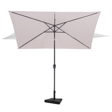 VONROC Parasoll Rapallo 200x300cm – Premiumparasoll - Beige | Inkl. parasollfot 20kg