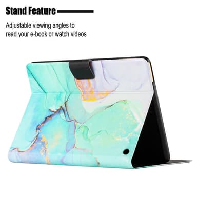 SKALO Amazon Fire HD 10/10 Plus (2021) Marmor Fodral - Motiv 1