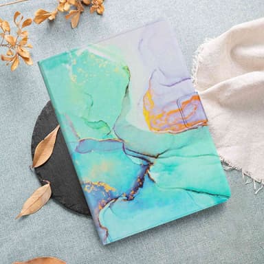 SKALO Amazon Fire HD 10/10 Plus (2021) Marmor Fodral - Motiv 1