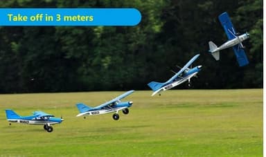 FMS Maule 1500mm Floats och Reflex-Gyro PNP
