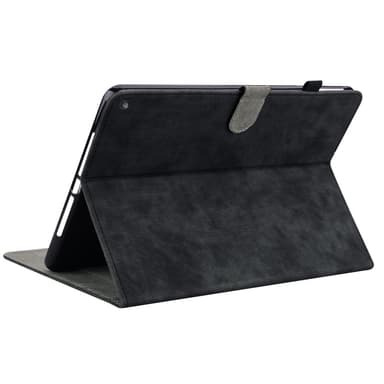 SKALO Amazon Fire HD 10/10 Plus (2021) Cute Tiger PU-Läder Fodral - Svart