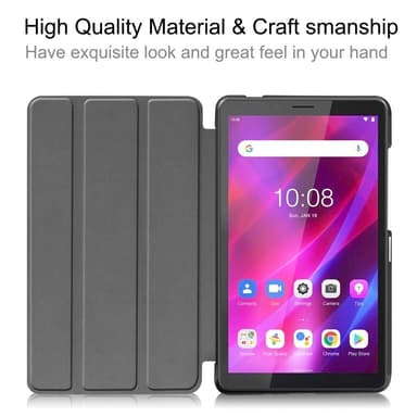 SKALO Lenovo Tab M7 (Gen 2/3) Trifold Fodral - Röd