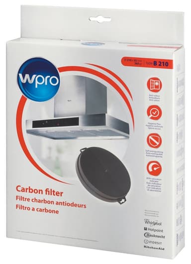 Wpro Kolfilter till köksfläkt CHF210