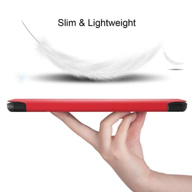 SKALO Lenovo Tab M7 (Gen 2/3) Trifold Fodral - Röd