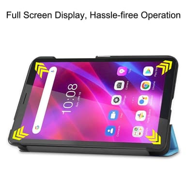 SKALO Lenovo Tab M7 (Gen 2/3) Trifold Fodral - Turkos
