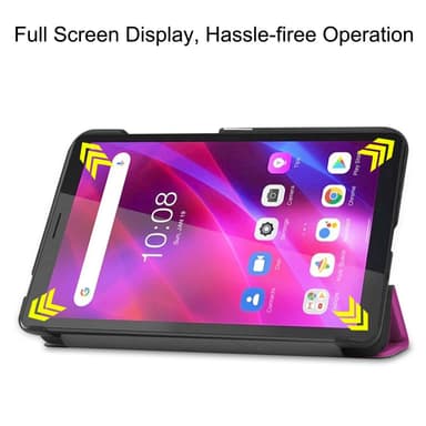SKALO Lenovo Tab M7 (Gen 2/3) Trifold Fodral - Lila