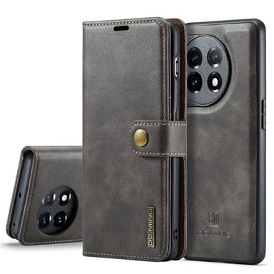 Mobilplånbok DG-Ming 2i1 OnePlus 11 - Grå