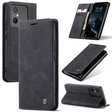 CaseMe Smart Magnet FlipCase Xiaomi Redmi 12C - Svart