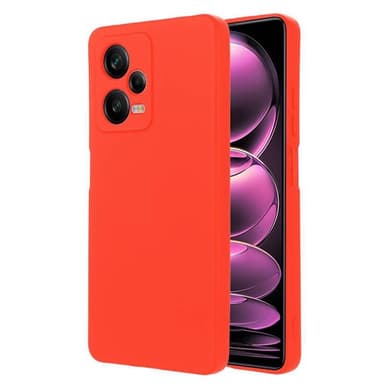 Liquid silikon skal Xiaomi Redmi Note 12 Pro 5G - China Red