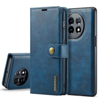 Mobilplånbok DG-Ming 2i1 OnePlus 11 - Blå