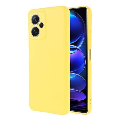 Liquid silikon skal Xiaomi Redmi Note 12 5G - Gul
