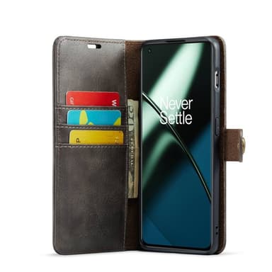 Mobilplånbok DG-Ming 2i1 OnePlus 11 - Grå