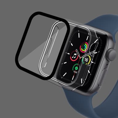 Smart klockfodral med skärmskydd Transparent 45 mm Apple Watch 7/8