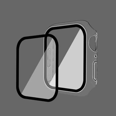 Smart klockfodral med skärmskydd Transparent 45 mm Apple Watch 7/8